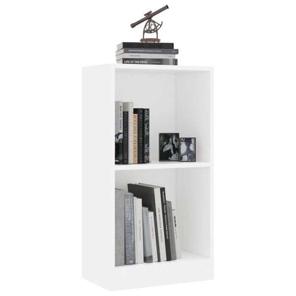 vidaXL Biblioth&egrave;que blanc 40x24x75 cm bois d'ing&eacute;nierie
