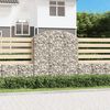 vidaXL Panier de gabions arqu&eacute; 150x50x160/180 cm Fer galvanis&eacute;