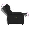 vidaXL Fauteuil de massage Noir Tissu