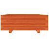 vidaXL Jardini&egrave;re cire marron 70x70x26,5 cm bois de pin massif