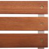 vidaXL Ensemble de bistro 3 pcs Bois d'acacia Marron fonc&eacute; et blanc