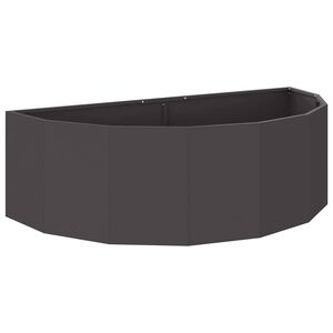 vidaXL Jardini&egrave;re Noir 120 x 60 x 35 cm Acier