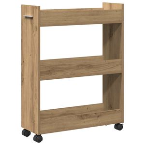 vidaXL Armoire 60 x 22 x 79 cm Ch&ecirc;ne artisanal