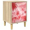 vidaXL Table de chevet AACHEN Ch&ecirc;ne Sonoma 36 x 33 x 50 cm