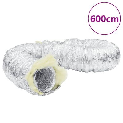 vidaXL Conduit de ventilation isolé aluminium 6 m Ø10 cm