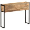 vidaXL Jardini&egrave;re 90x20x68 cm Bois de manguier brut