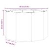 vidaXL Jardini&egrave;re Argent 60 x 60 x 35 cm Acier galvanis&eacute;