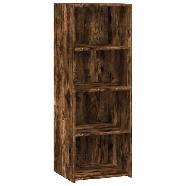 vidaXL Buffet haut ch&ecirc;ne fum&eacute; 45x41x124 cm bois d'ing&eacute;nierie