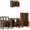 vidaXL Ensemble de mobilier de salle de bain 4 pcs Bois Recyclé Solide