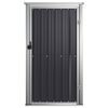 vidaXL Abri &agrave; outils de jardin anthracite 88x89x161 cm acier galvanis&eacute;