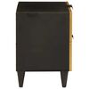 vidaXL Cabinet de chevet 2 pcs Noir et or 40 x 33,5 x 46 cm