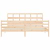 vidaXL Cadre de lit sans matelas bois massif