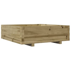 vidaXL Jardini&egrave;re 80x80x26,5 cm bois de pin impr&eacute;gn&eacute;