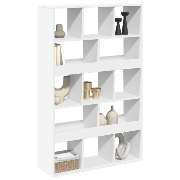 vidaXL Cloison de s&eacute;paration blanc 100x33x156,5 cm bois d'ing&eacute;nierie