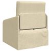 vidaXL Canap&eacute;-Lit 60cm Cr&egrave;me tissu