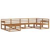 vidaXL Ensemble de canap&eacute;s d'ext&eacute;rieur 6 pcs Naturel