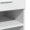 vidaXL Buffet blanc 80x42,5x93 cm bois d'ing&eacute;nierie