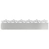 vidaXL Bordures de pelouse 20 pc 103 x 0,05 x 22 cm Acier galvanis&eacute;