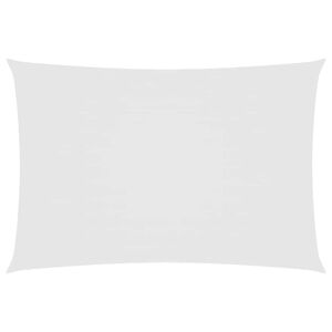 vidaXL Voile de parasol tissu oxford rectangulaire 2,5x4,5 m blanc