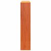 vidaXL T&ecirc;te de lit avec rangement cire marron 160cm bois massif de pin