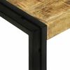 vidaXL Table Gigogne 3 pcs Bois de Mangue Massif et M&eacute;tal
