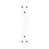 vidaXL Pieds de table basse en forme de V, 2 pi&egrave;ces, blanc, 40 x (30-31,3) cm, acier