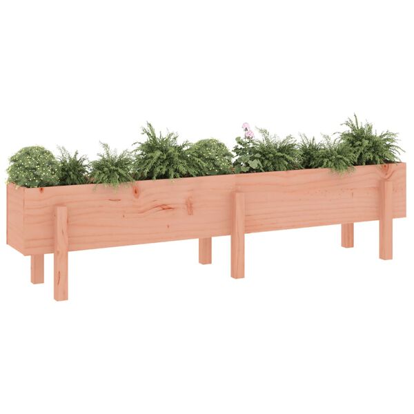 vidaXL Lit sur&eacute;lev&eacute; de jardin 160x30x38 cm bois douglas massif