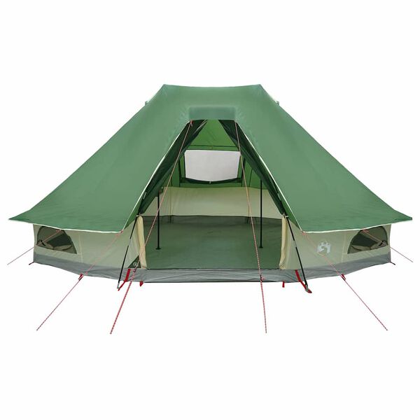 vidaXL Tente Tipi familiale avec toit Vert 466 x 310 x 240 cm