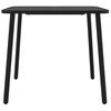 vidaXL Table de jardin anthracite 80x80x71 cm acier