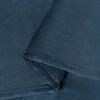 vidaXL Couvertures &agrave; jeter 6 pcs Bleu marine 130 x 150 cm Toison