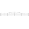 vidaXL Paniers &agrave; gabions arqu&eacute;s 10 pcs 400x30x40/60 cm Fer galvanis&eacute;