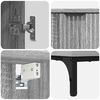vidaXL Ensemble de mobilier de salle de bain avec tiroir Gris Sonoma