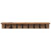 vidaXL Porte-manteau mural Bois ancien 80 x 10,5 x 10,5 cm