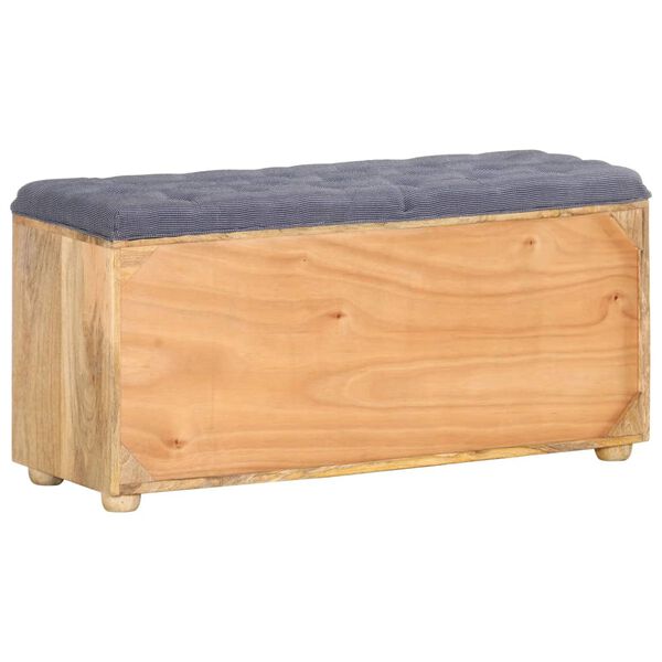 vidaXL Banc d'entrée 100x35x47 cm Bois de manguier solide