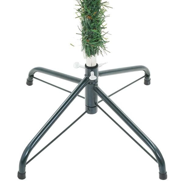 vidaXL Arbre de No&euml;l artificiel pr&eacute;-&eacute;clair&eacute;/boules pommes de pin 180cm