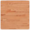 vidaXL Dessus de table 50x50x4 cm carr&eacute; bois massif de h&ecirc;tre