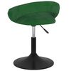 vidaXL Tabouret de bar Vert fonc&eacute; Velours