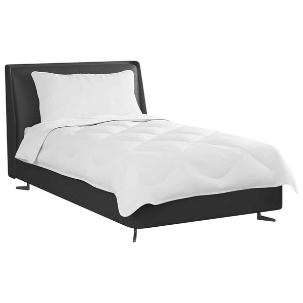 vidaXL Couette avec oreiller 2 pcs Blanc Microfibre