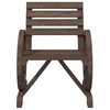 vidaXL Salon de jardin 3 pcs bois de sapin massif