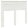 vidaXL Cadre de lit Blanc 120 x 200 cm Bois de pin massif