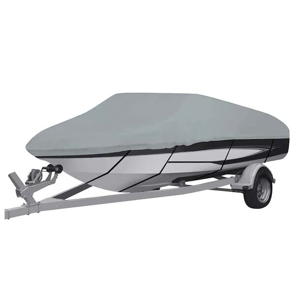 vidaXL Housse de bateau Gris 760x350x40 cm