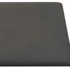vidaXL Panneaux muraux 12 pcs Gris fonc&eacute; 90x15 cm Velours 1,62 m&sup2;