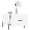 vidaXL Table basse blanc 50x50x40 cm bois d'ing&eacute;nierie