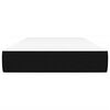 vidaXL Matelas de lit &agrave; ressorts ensach&eacute;s fermet&eacute; moyenne Noir 90x190x20 cm Tissu
