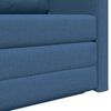 vidaXL Canap&eacute;-Lit 110cm Bleu tissu