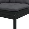 vidaXL Salon de jardin 6 pcs avec coussins bois de pin massif
