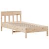 vidaXL Lit biblioth&egrave;que sans matelas 75x190 cm bois de pin massif