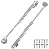 vidaXL Ressort &agrave; gaz hydraulique 2 pcs Argent&eacute; 280 x 17 x 16 mm