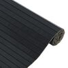 vidaXL Tapis rectangulaire noir 100x500 cm bambou