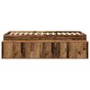 vidaXL Cadre de lit Bois Ancien 90 x 200 cm Bois d'ing&eacute;nierie